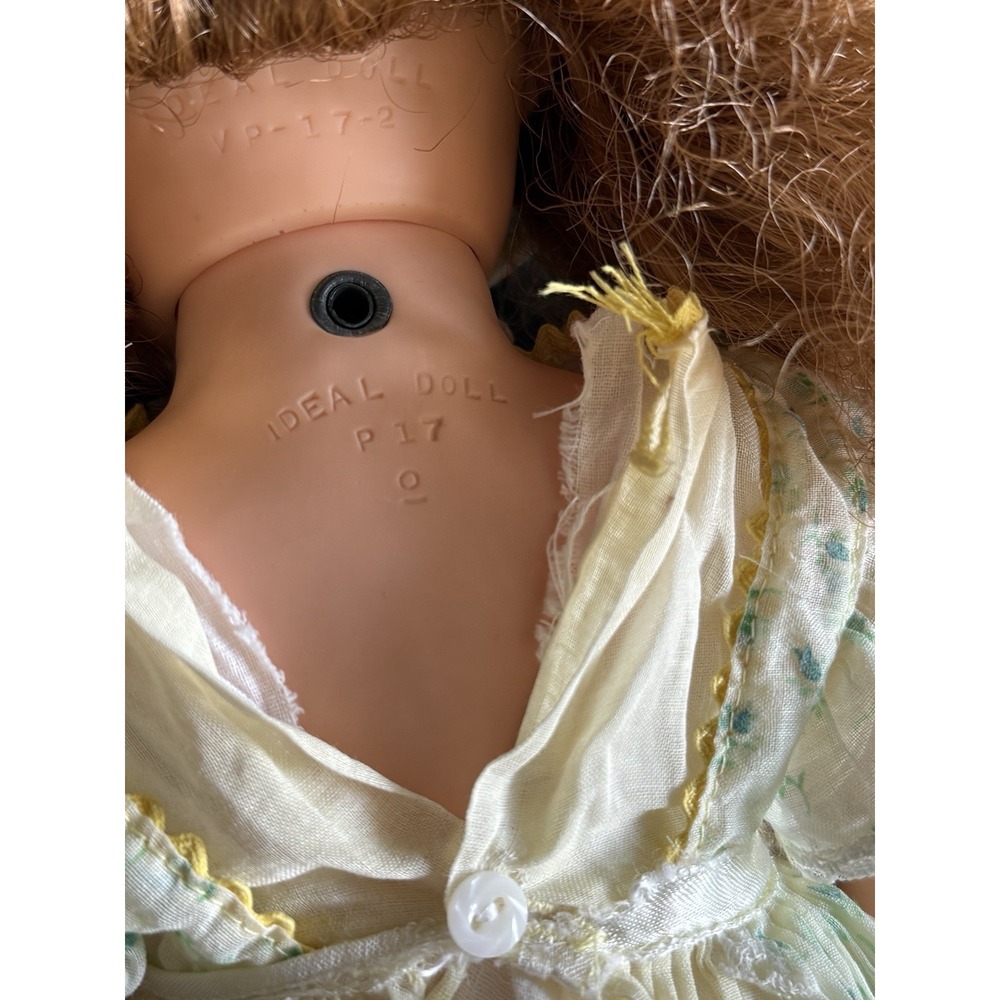 Vintage 1956 Ideal Honeybunch / Twinkle Eyes Vinyl Doll VP17-2 17" Tall - Picture 5 of 12